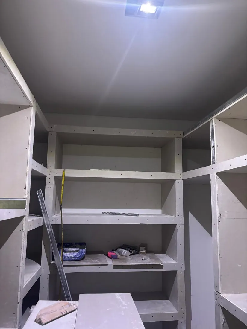 Forro de gesso finalizado