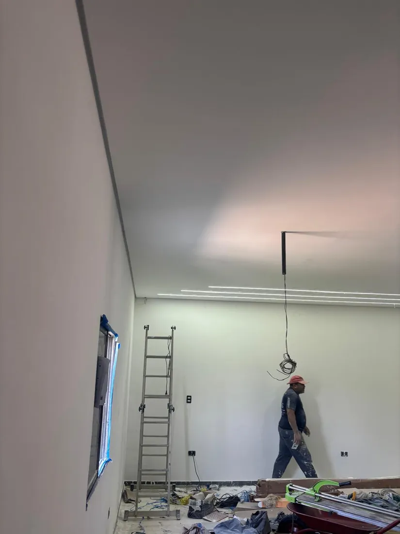 Sala em fase final de execução